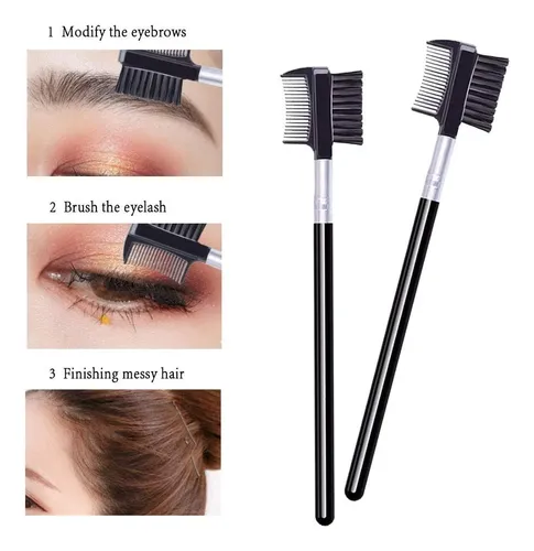 Set De Peine Para Pestañas Y Cepillos Para Cejas Lookseven (