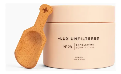 Esmalte Corporal Exfoliante + Lux Unfiltered N°28 Santal Sce