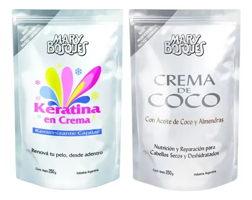 Mary Bosques Keratina En Crema + Crema De Coco Doypack  250g
