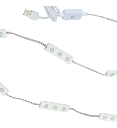 Espejo De Maquillaje Led, Tira De Luz, Apta Para Ojos, 6 Fil