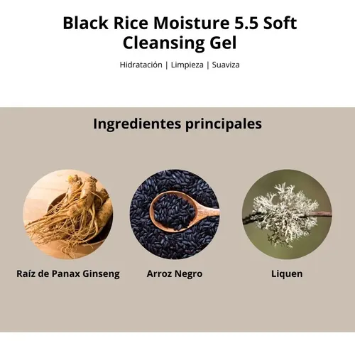 Gel Limpiador Haruharu Wonder Black Rice 100ml Hidratante