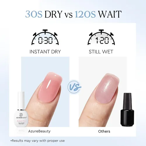 Top Coat Secante Rápido Para Uñas Azurebeauty