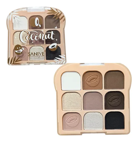 Paleta Sombras Saniye 9 Tonos Alta Pigmentación Moda