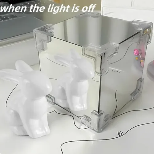 Espejo Tulipán Eterno Con Luz Nocturna Led