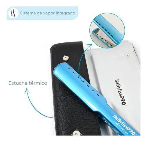 Planchita De Pelo Babyliss Cabello Húmedo Y Seco 4083