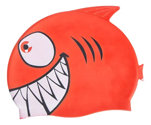 Gorro De Baño En Forma De Tiburón Para Niños, Diseño