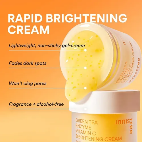 Crema Iluminadora de Vitamina C Innisfree para Rostro con FPS 36