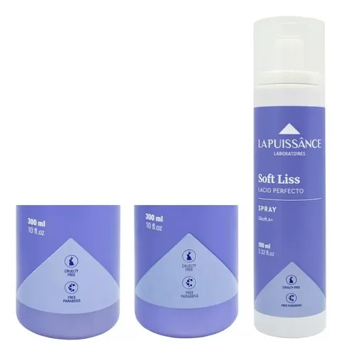La Puissance Soft Liss Shampoo + Acondicionador + Spray Pelo