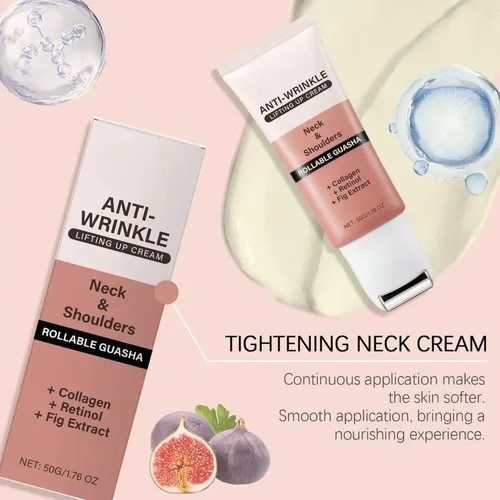 Crema Reafirmante Para El Cuello Con Rodillo, Loción Corpora