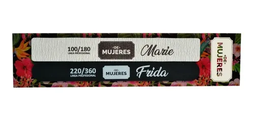 Kit X 2 Limas Profesionales Manicuria Marie Frida Demujeres