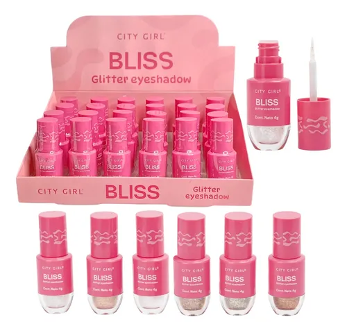 Delineador Para Maquillaje Bliss Glitter Eyeshadow City Girl