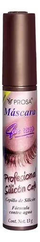 3pz Rimel Mascara De Pestañas Profecional Silicón Café Prosa