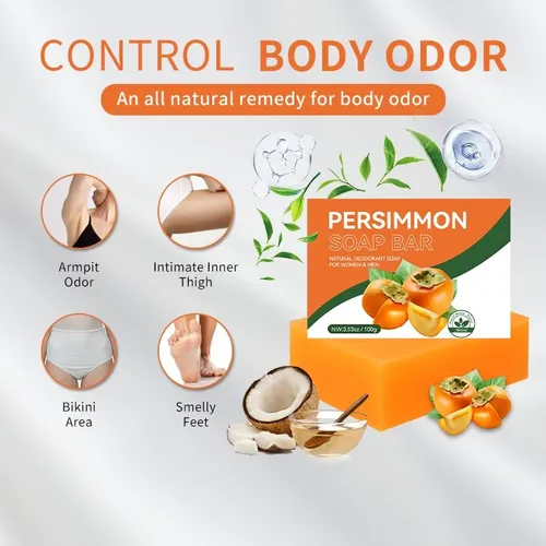 Jabón Corporal Desodorizante Persimmon Gentle Para Pieles Se