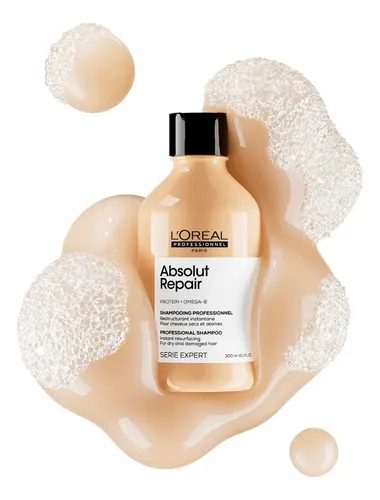 Loreal Shampoo Absolut Repair Lipidium 300ml Local