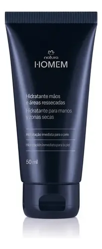 Crema Hidratante De Manos Masculino Homem 50 Ml Natura