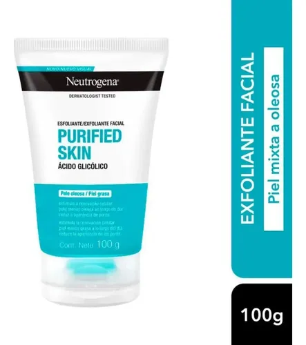 Exfoliante Facial Neutrogena Purified Skin Ácido Glicólico 100g