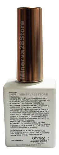 Base Coat Mely 12ml Uv/led Semipermanente Aprobado Por Anmat