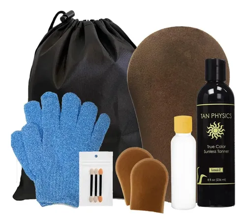 Kit De Bronceado Tan Physics Sunless Tanner Con Accesorios