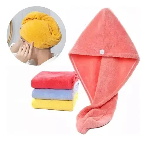 Gorro Toalla Magica Turbante Microfibra Secador Pelo