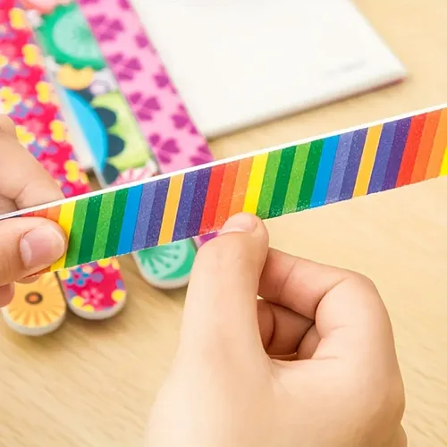 Paquete De 6 Limas De Uñas Con Estampado Floral De Doble Car