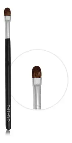 Pincel de Sombra Flat Brush Palladio Sintético con Punta Ovalada