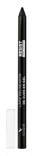 Vogue Resist Lápiz Delineador De Ojos En Gel Negro Efecto Mate