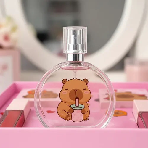 Set De Maquillaje Capibara Con Mascarilla Facial Kawaii