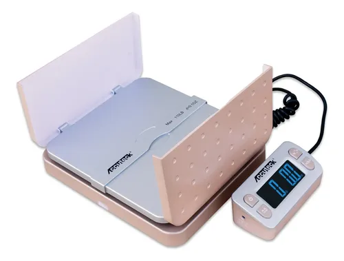 Báscula Accuteck W-8580, 110 Libras X 0,1 Oz, Color Dorado