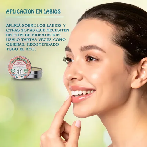 Bálsamo Labial en lata Rosa y Rosa Mosqueta Boti-k Puro