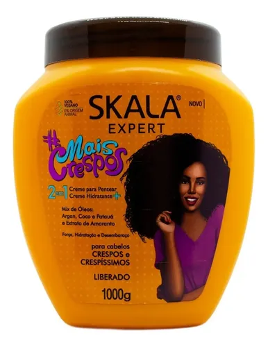 Máscara Skala Mais Crespos 2 en 1 Para Cabello Rizado y Ondulado de 1 kg
