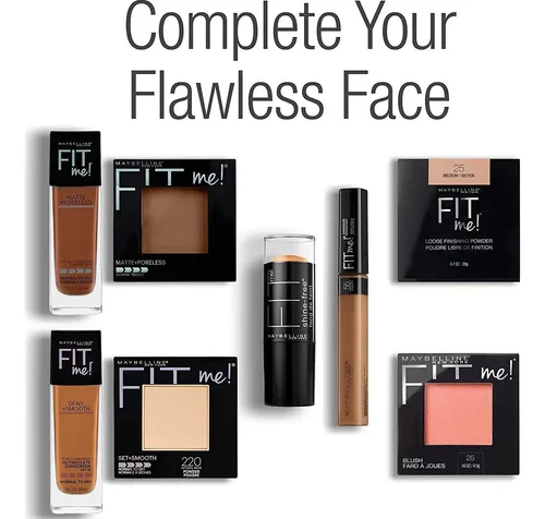 Polvo Maquillaje Maybelline Fit Me Mate 334 Sol Cálido 7.9g
