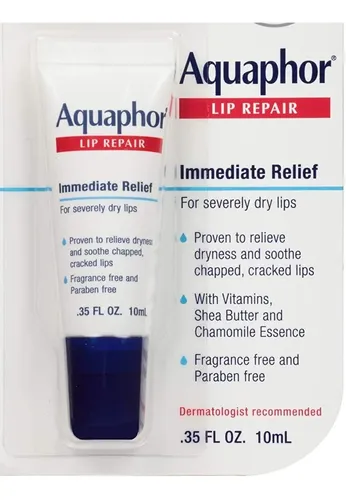 Reparador de Labios Aquaphor 10ml Lip Repair Bálsamo Lipstick Labio Seco