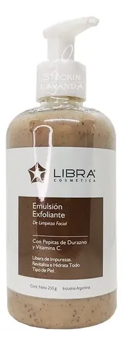 Emulsión Exfoliante De Limpieza Facial Libra X 250grs
