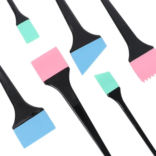 Aa 6 Unids/set Cepillo For Teñir El Cabello Sil