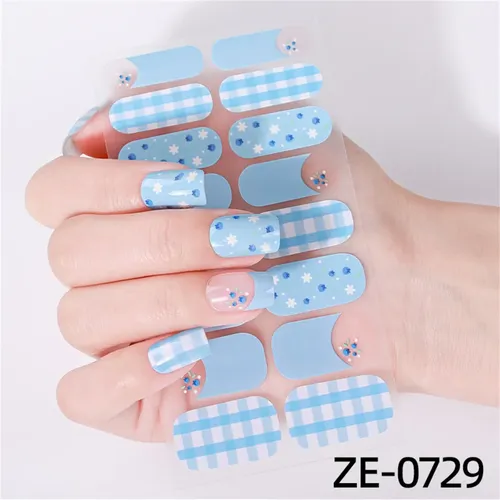 Calcomanías Para Uñas Con Diseños De Envoltorios De Uñas A
