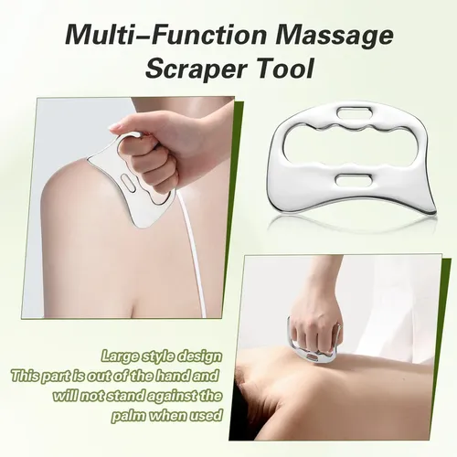 Herramientas De Masaje Facial Corporal Acero 304 Profesional