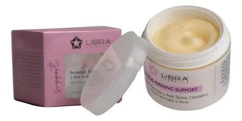 Crema Facial Antiedad Firmeza Piel Normal Seca Libra 50ml X2