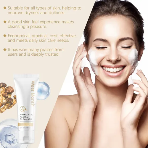 Limpiador Facial Con Aminoácidos West Month Para Una Limpiez