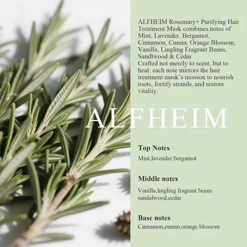 Mascarilla Capilar Alfheim Rosemary+ Purificante Con Romero