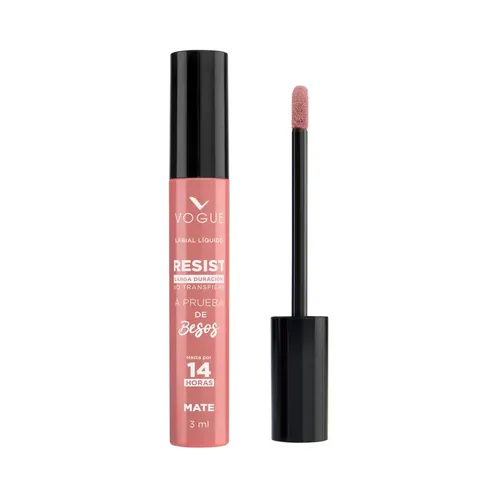 Labial Vogue Resist 3ml Acabado Mate Color Romantica