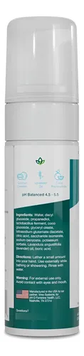 Ph-d Feminine Health/lavado De Espuma De Ácido Bórico. Vegan