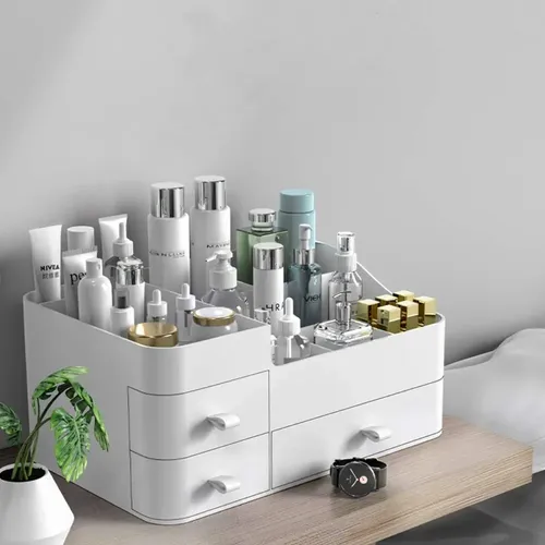 Organizador De Maquillaje De Gran Capacidad De 1 Pieza Con C