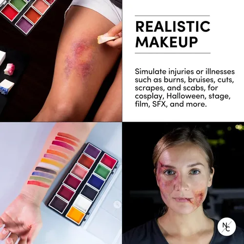 Paleta De Maquillaje Efx Alcohol Activado 12 Colores