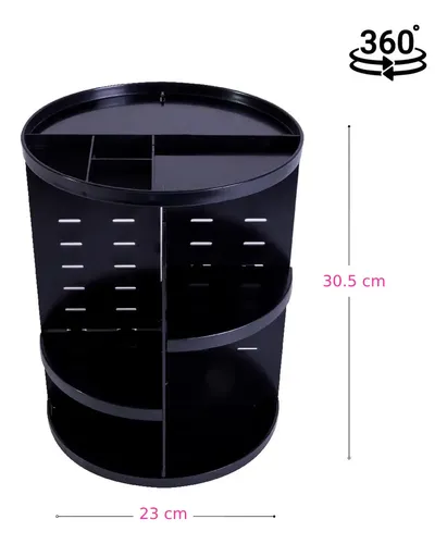 Organizador Porta Cosméticos Giratorio Plástico Giro 360