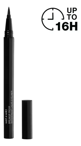 Wet n Wild Delineador de Ojos Liquido Breakup Proof Negro Ultra Black