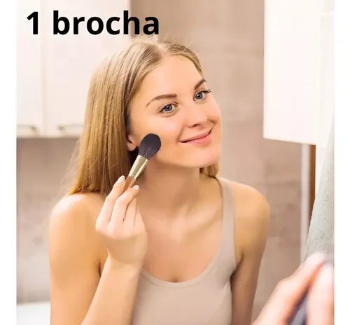 Set Maquillaje Tonos Nude 12 Cosméticos Ideal Look Diario