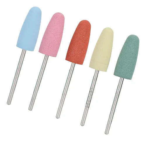 Juego De Brocas De Goma For Uñas, 5 Unidades .