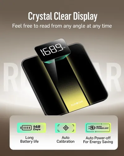 Bascula Digital De Baño De Alta Precision Runstar 180kg