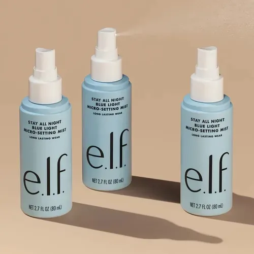 E.l.f Spray Fijador Maquillaje 80ml | Micro Fino E Hidratant Tono Del Primer Blue Light