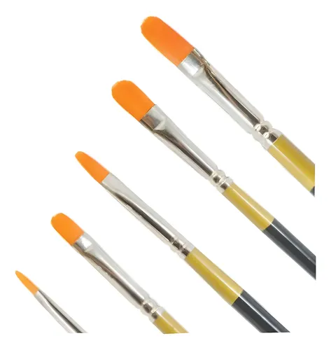 Kit Set 5 Pincel Maquillaje Body Lengua Gato Sintetico S150